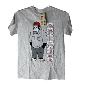 Ben Davis Funky Monkey Shirt Mens Small Ash Grey Graphic Tee Classic Workwear